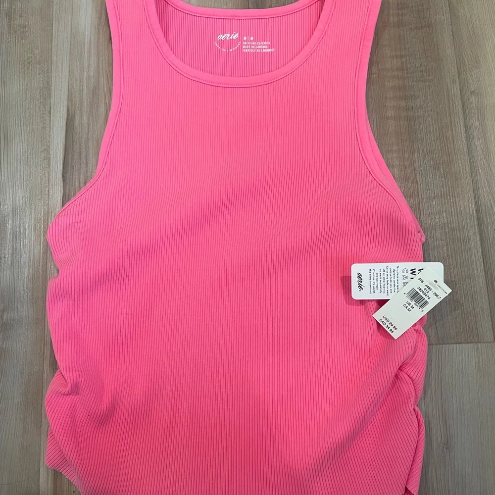 Aerie Rouchy Rib Tank Top - Picture 3 of 6
